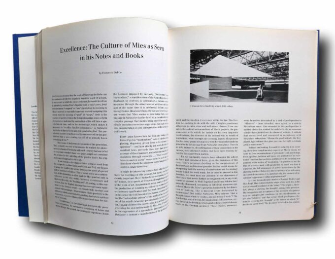 Mies-Reconsidered-auk Photo showing a sample spread of the book Mies Reconsidered