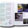 Photo showing a sample spread of the book Alku – lapsiystävällistä maisema-arkkitehtuuria
