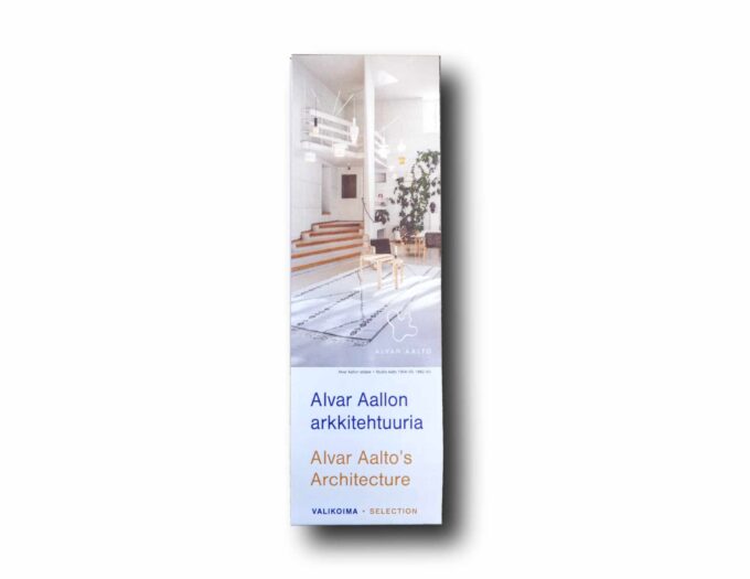 Photo showing the book Alvar Aallon arkkitehtuuria -kartta – Alvar Aalto's Architecture Map