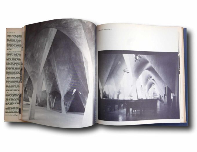Photo showing a sample spread of the book Candela: The Shell Builder