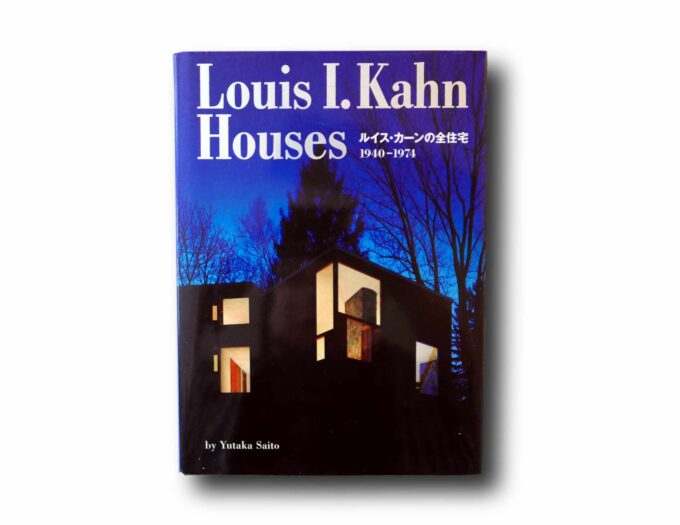 Louis-I-Kahn-Houses-1940-1974-kansi Photo showing the book Louis I. Kahn Houses 1940–1974