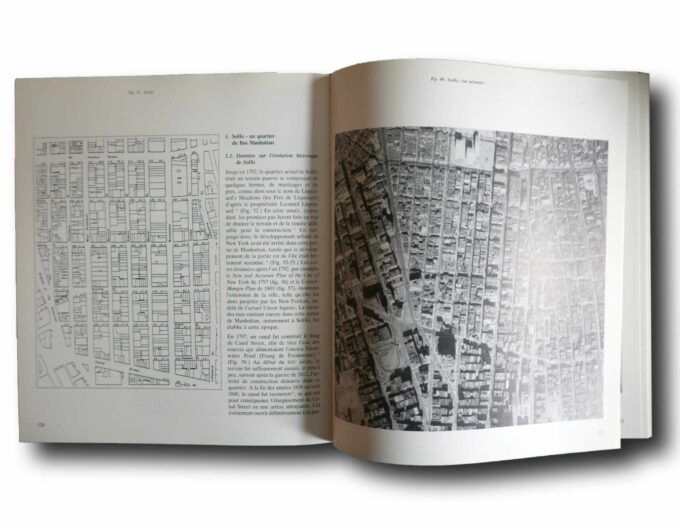 New-York-face-a-son-patrimoine-auk Photo showing a sample spread of the book New York face à son patrimoine