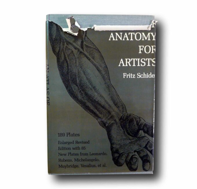 Photo showing the book An Atlas of Anatomy for Artists