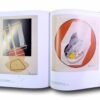 Photo showing a sample spread of the book László Moholy-Nagy Retrospective