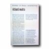 Photo showing a sample spread of the book Richard Neutra