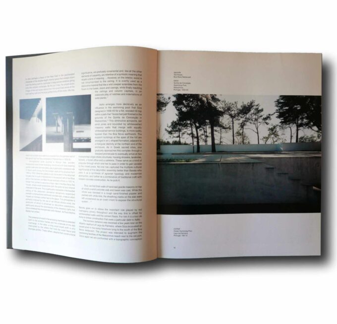 Photo showing a sample spread of the book Àlvaro Siza Complete Works