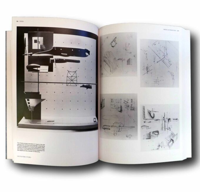 Photo showing a sample spread of the book Education of an Architect
