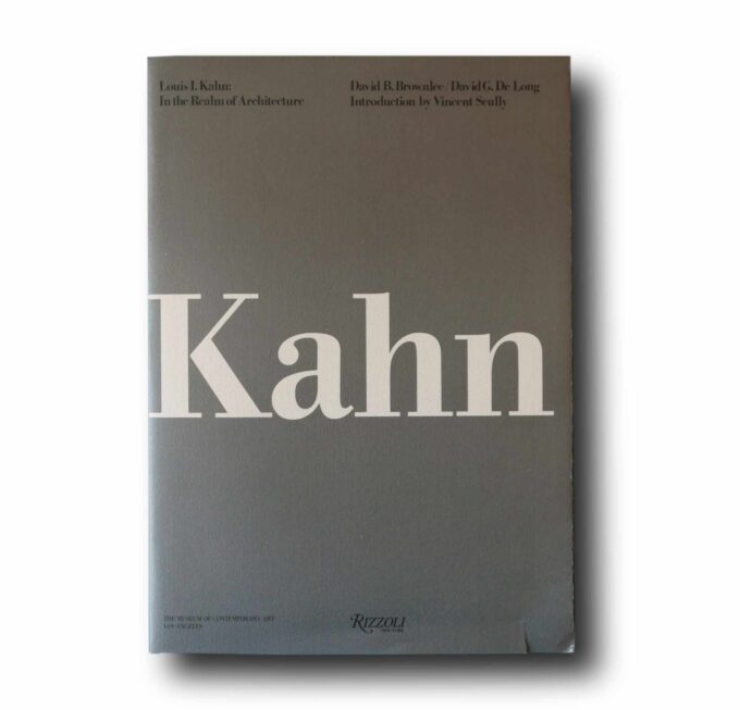 Photo showing the book Louis I. Kahn: In the Realm of Architecture