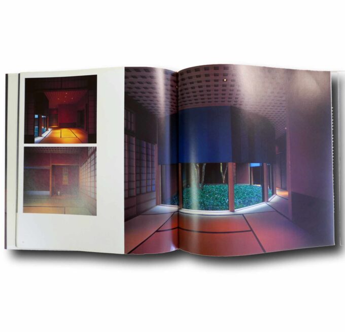 Photo showing a sample spread of the book Yutaka Saito Architect