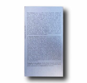 Photo showing a sample spread of the book Arquitectura española de la segunda republica
