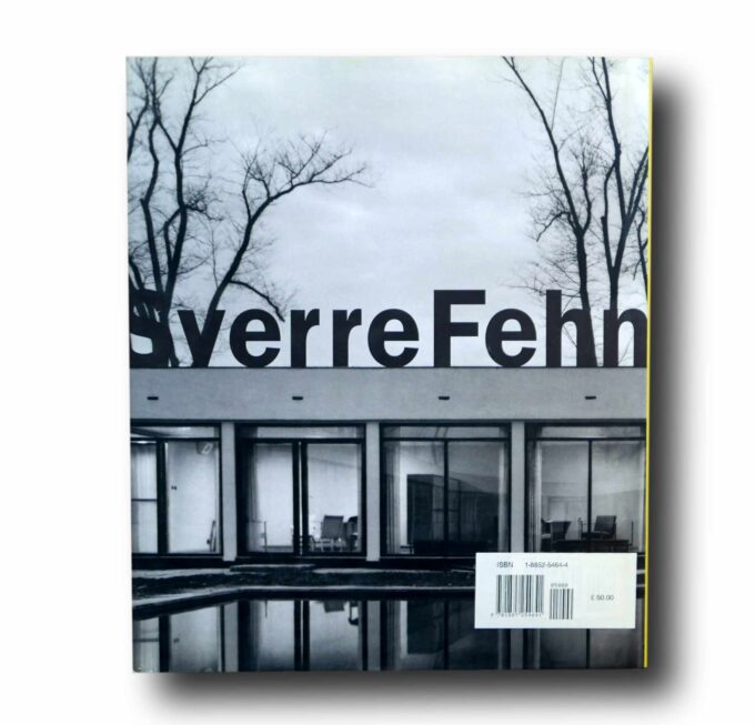 Photo showing a sample spread of the book Sverre Fehn: Works