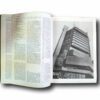 Photo showing a sample spread of the book Contemporary Architects