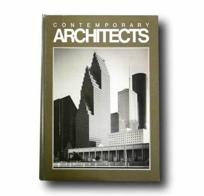 Photo showing the book Contemporary Architects
