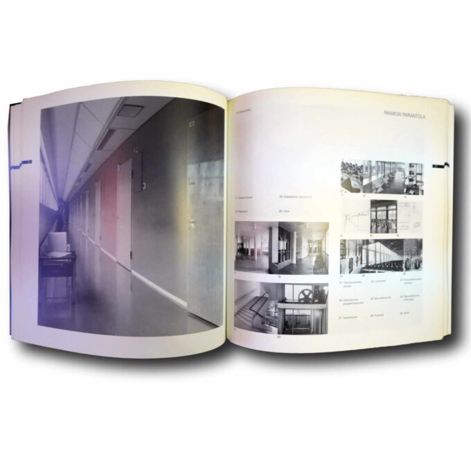 Kosketuksia-Alvar-Aaltoon-auk Photo showing a sample spread of the book Kosketuksia Alvar Aaltoon