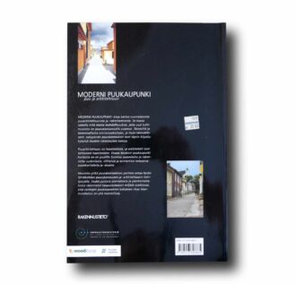 Photo showing a sample spread of the book Moderni puukaupunki: Puu ja arkkitehtuuri