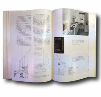 Photo showing a sample spread of the book Omakotikirja