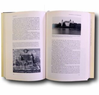 Photo showing a sample spread of the book Guldålder slott och politik i 1600-talets Sverige