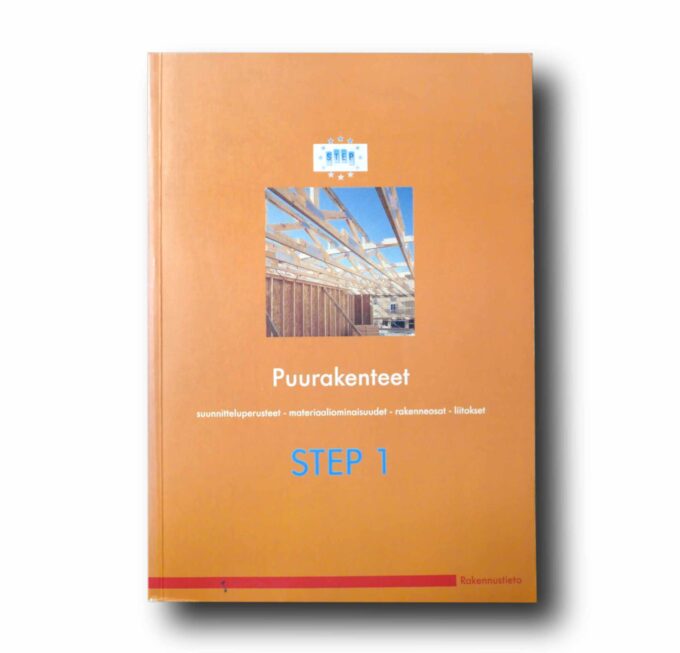 Photo showing the book Puurakenteet STEP 1 & 2