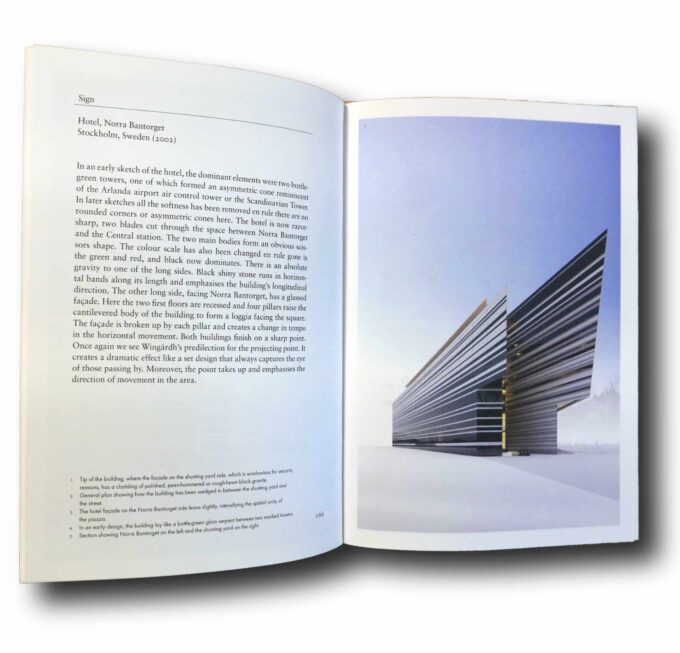 Gert-Wingardh-Thirty-Years-auk Photo showing a sample spread of the book Thirty Years of Architecture through Four Decades