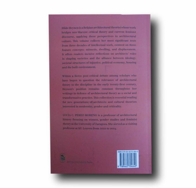Photo showing a sample spread of the book Architecture & Feminist Critical Theory