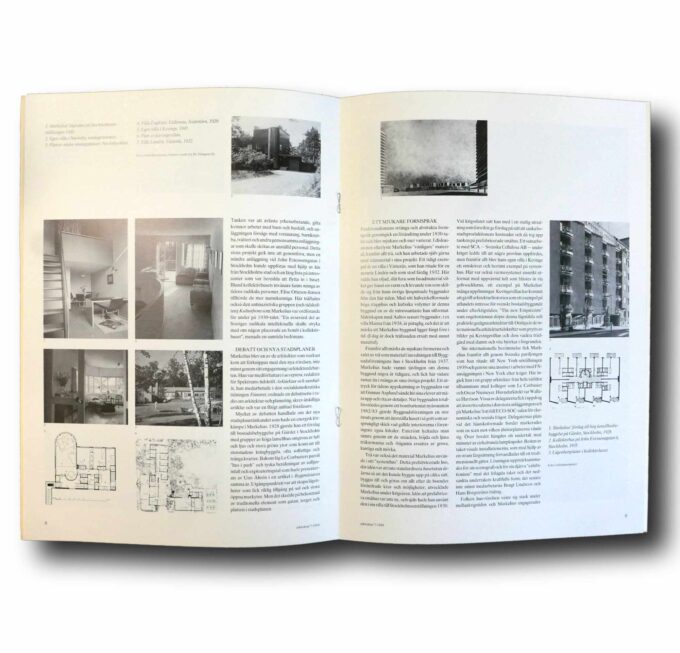 Sven-Markelius-1889-1972-auk Photo showing a sample spread of the book Sven Markelius 1889–1972